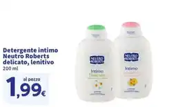Sigma Detergente intimo Neutro Roberts delicato, lenitivo offerta