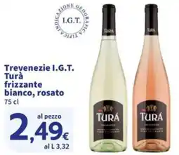 Sigma Trevenezie I.G.T. Turà frizzante bianco, rosato offerta