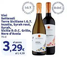 Sigma Vini Settesoli offerta
