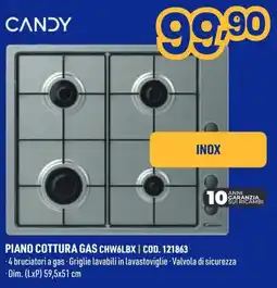 AmiCo Shop Piano cottura gas Candy offerta