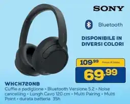 Euronics Bruno Sony Cuffie a padiglione offerta