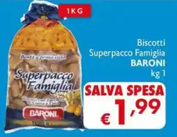 Eurospesa Biscotti Superpacco Famiglia Baroni offerta