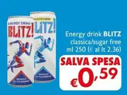 Eurospesa Energy drink BLITZ offerta