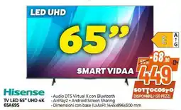 Expert Hisense TV LED 65" UHD 4K 65A69S offerta