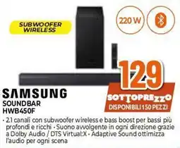 Expert Samsung soundbar HWB450F offerta