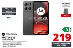 Comet Motorola Moto G15 offerta