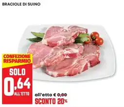 Pam Braciole di suino offerta