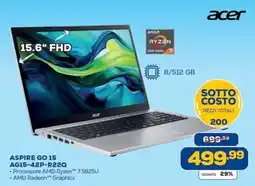 Euronics Bruno Acer Aspire Go 15 offerta