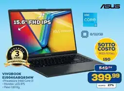 Euronics Bruno ASUS Vivobook offerta