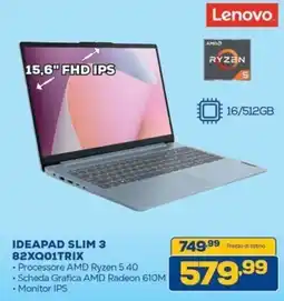 Euronics Bruno Lenovo IDEAPAD SLIM 3 offerta