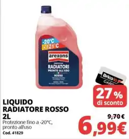 Brico Io Liquido radiatore rosso arexons offerta