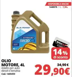 Brico Io Olio motore Blue Power offerta