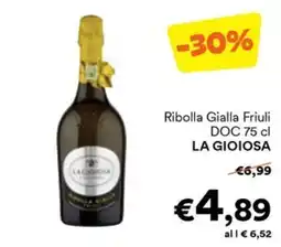 Unes Ribolla Gialla Friuli DOC LA GIOIOSA offerta