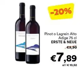 Unes Pinot o Lagrein Alto offerta
