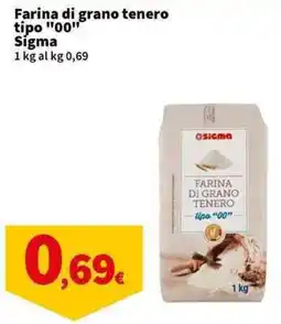 Sigma Superstore Farina di grano tenero tipo "00" Sigma offerta