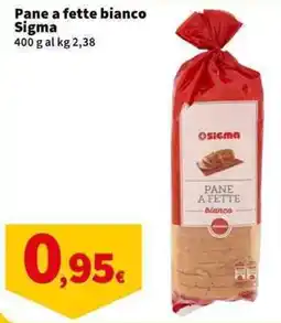 Sigma Superstore Pane a fette bianco Sigma offerta