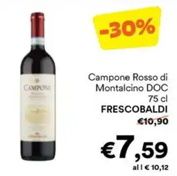 Unes Campone Rosso di Montalcino DOC Frescobaldi offerta