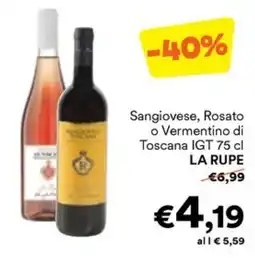Unes Sangiovese, Rosato o Vermentino di Toscana IGT offerta