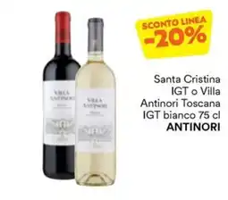 Unes Santa Cristina IGT o Villa Antinori Toscana IGT bianco Antinori offerta