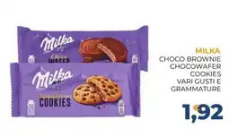 Moderna Milka Choco Brownie Chocowafers Cookies offerta