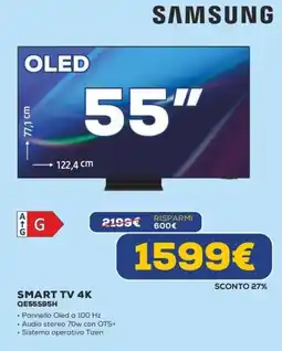 Euronics Samsung Smart TV 4K offerta