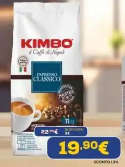 Euronics Kimbo Espresso Classico offerta
