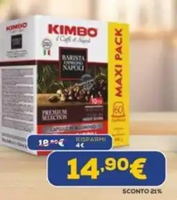 Euronics Kimbo Barista Espresso Napoli offerta