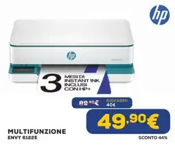 Euronics HP Multifunzione Envy 6122E offerta