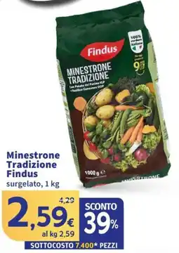 Sigma Minestrone Tradizione Findus offerta