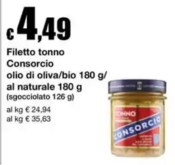 Sì con te Market Filetto tonno Consorcio offerta