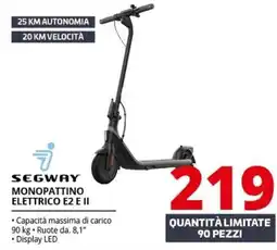 Comet Segway monopattino elettrico E2 e II offerta