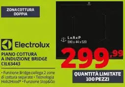 Comet Electrolux piano cottura a induzione bridge offerta