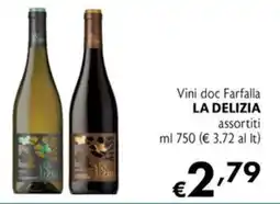 Maxi Supermercati Vini doc Farfalla LA DELIZIA offerta