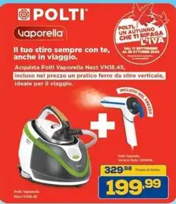 Euronics Bruno Polti Vaporella Next VN18.45 offerta