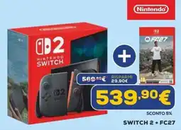 Euronics Nintendo Switch 2 offerta