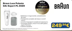 Euronics Braun Luce Pulsata Silk-Expert PL 3020 offerta