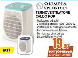 Expert Olimpia Splendid termoventilatore caldo pop offerta
