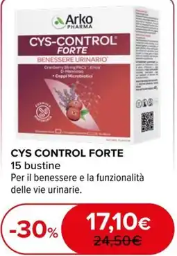 Dr.Max Cys Control Forte offerta