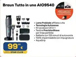 Euronics Tufano Braun Tutto in uno AIO9540 offerta