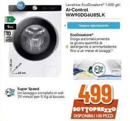 Expert Lavatrice EcoDosatore Ai-Control offerta