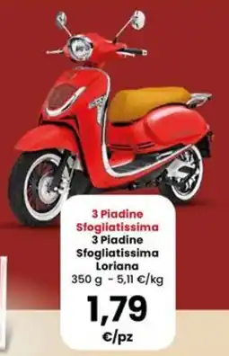 Interspar 3 Piadine Sfogliatissima offerta