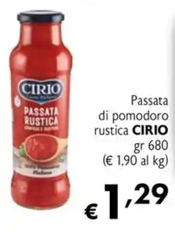 Maxi Family Passata rustica Cirio offerta