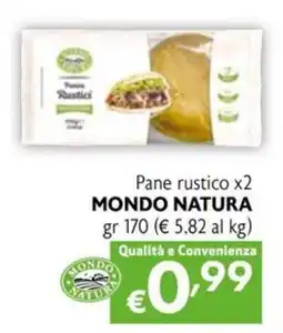 Maxi Family Pane rustico MONDO NATURA offerta