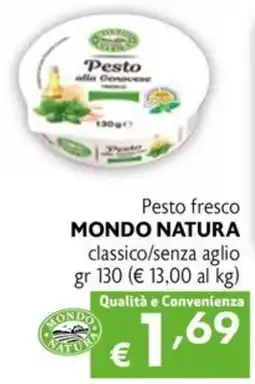 Maxi Family Pesto fresco MONDO NATURA classico offerta