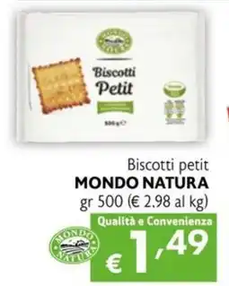 Maxi Family Biscotti petit Mondo Natura offerta