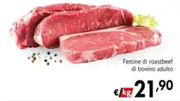 Maxi Supermercati Fettine di roastbeef di bovino adulto offerta