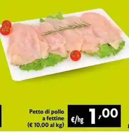 Maxi Supermercati Petto di pollo a fettine offerta