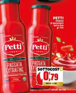 Mercati Alimentari Petti Passata di pomodoro extra fine offerta