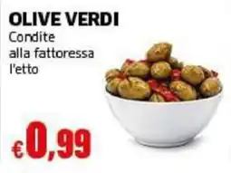 Mercati Alimentari Olive verdi condite alla fattoressa offerta
