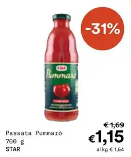 Borello Supermercati Passata Pummarò STAR offerta